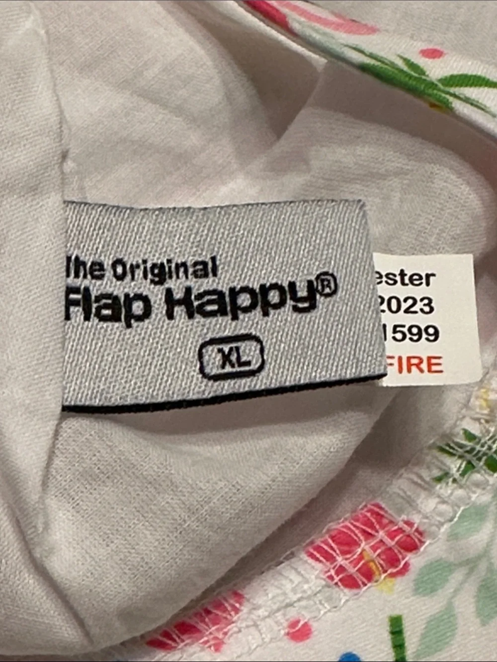 Flap Happy Pink & White Flamingo Sun Hat for Kids XL